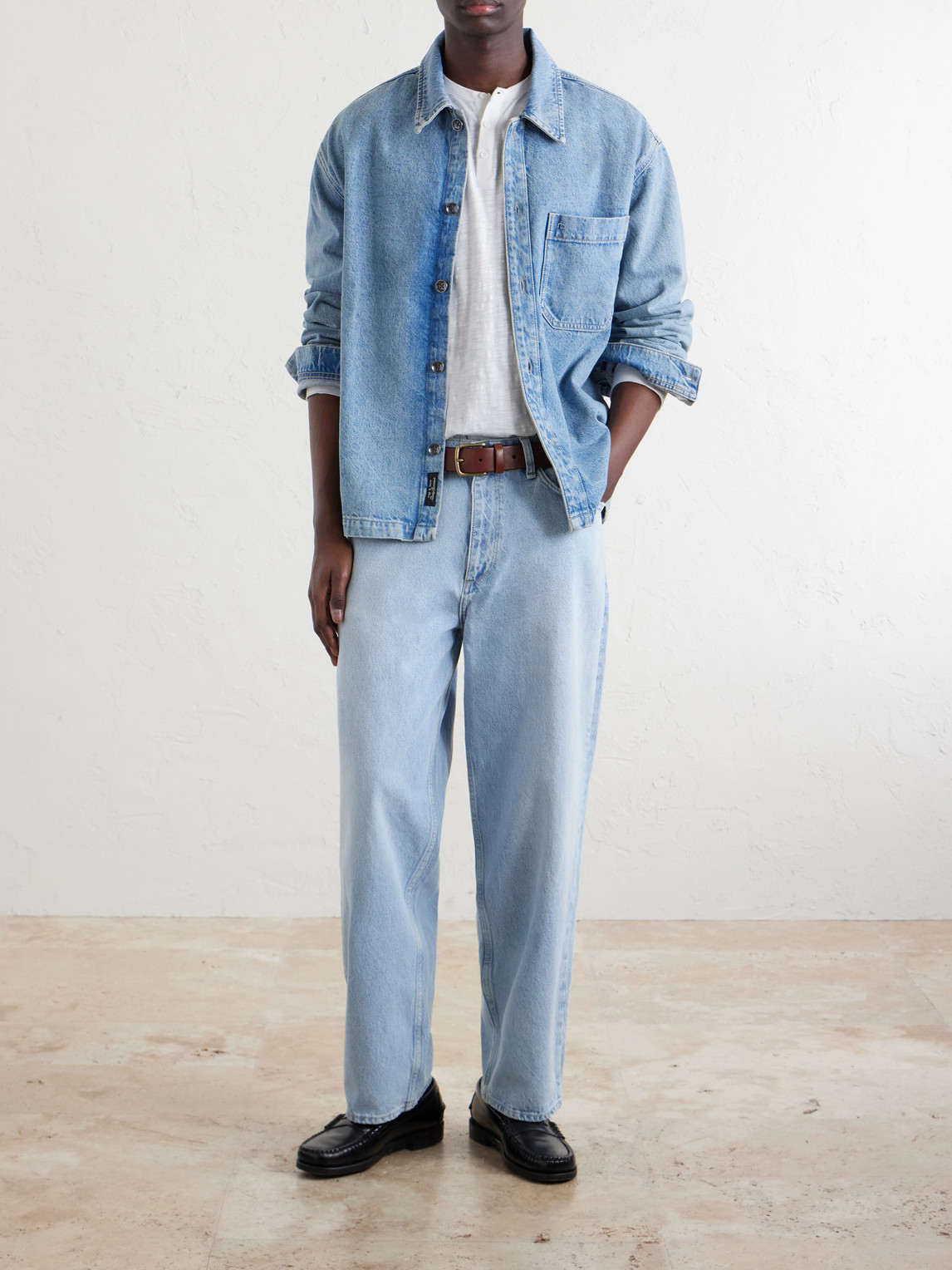 Authentic Wide-Leg Jeans