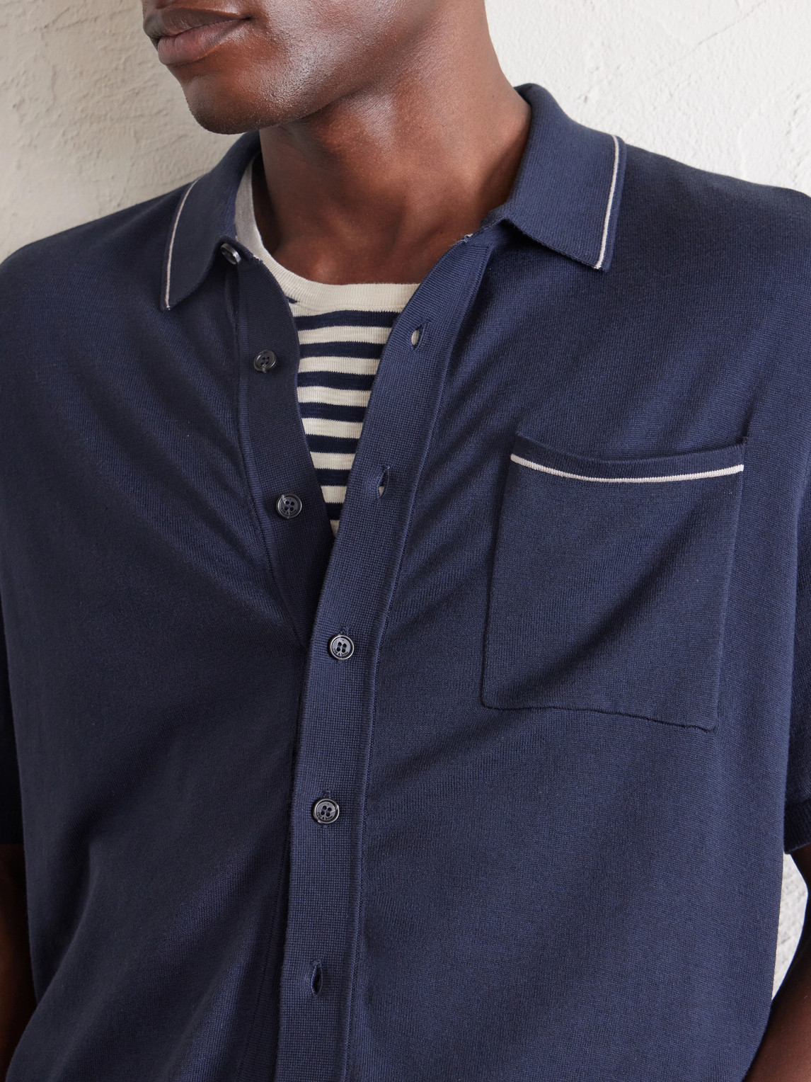 Conrad Cotton And Silk-Blend Polo Shirt