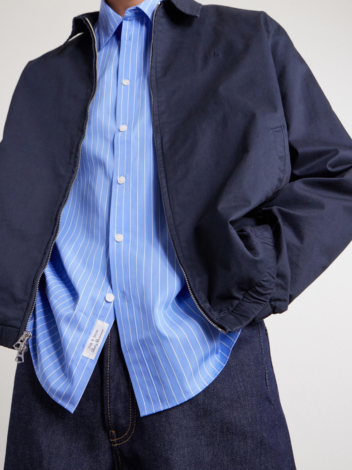 Striped Cotton-Poplin Shirt