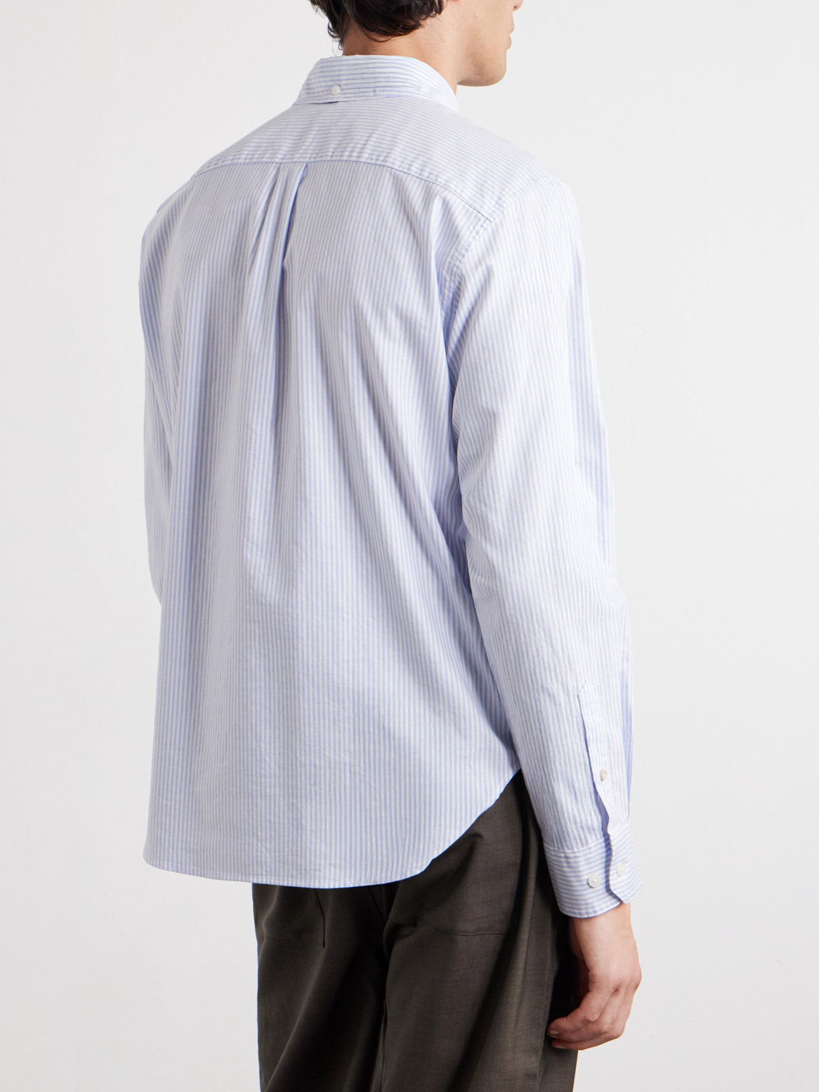 Button-Down Collar Cotton-Poplin Shirt