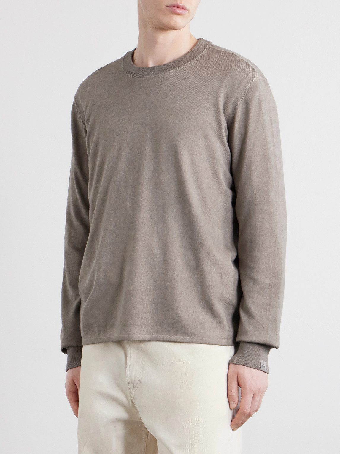Ribbed Cotton Sweater