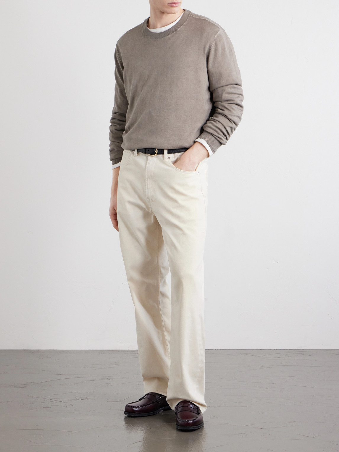Ribbed Cotton Sweater