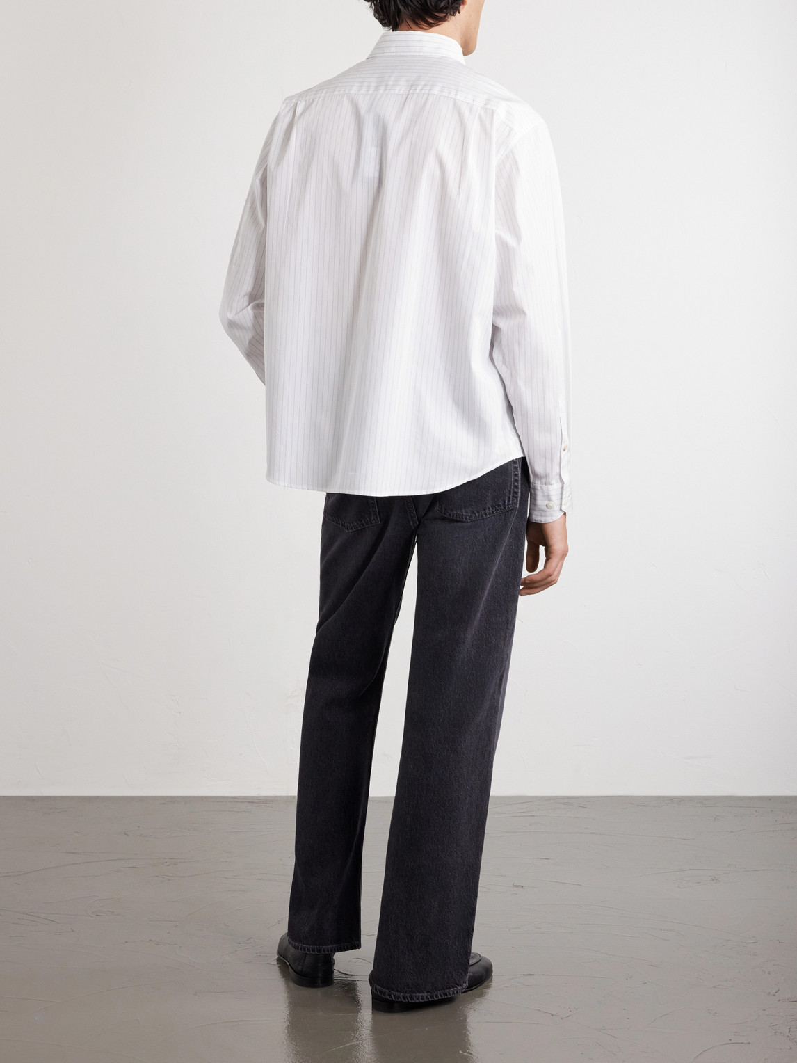 Striped Cotton-Poplin Shirt