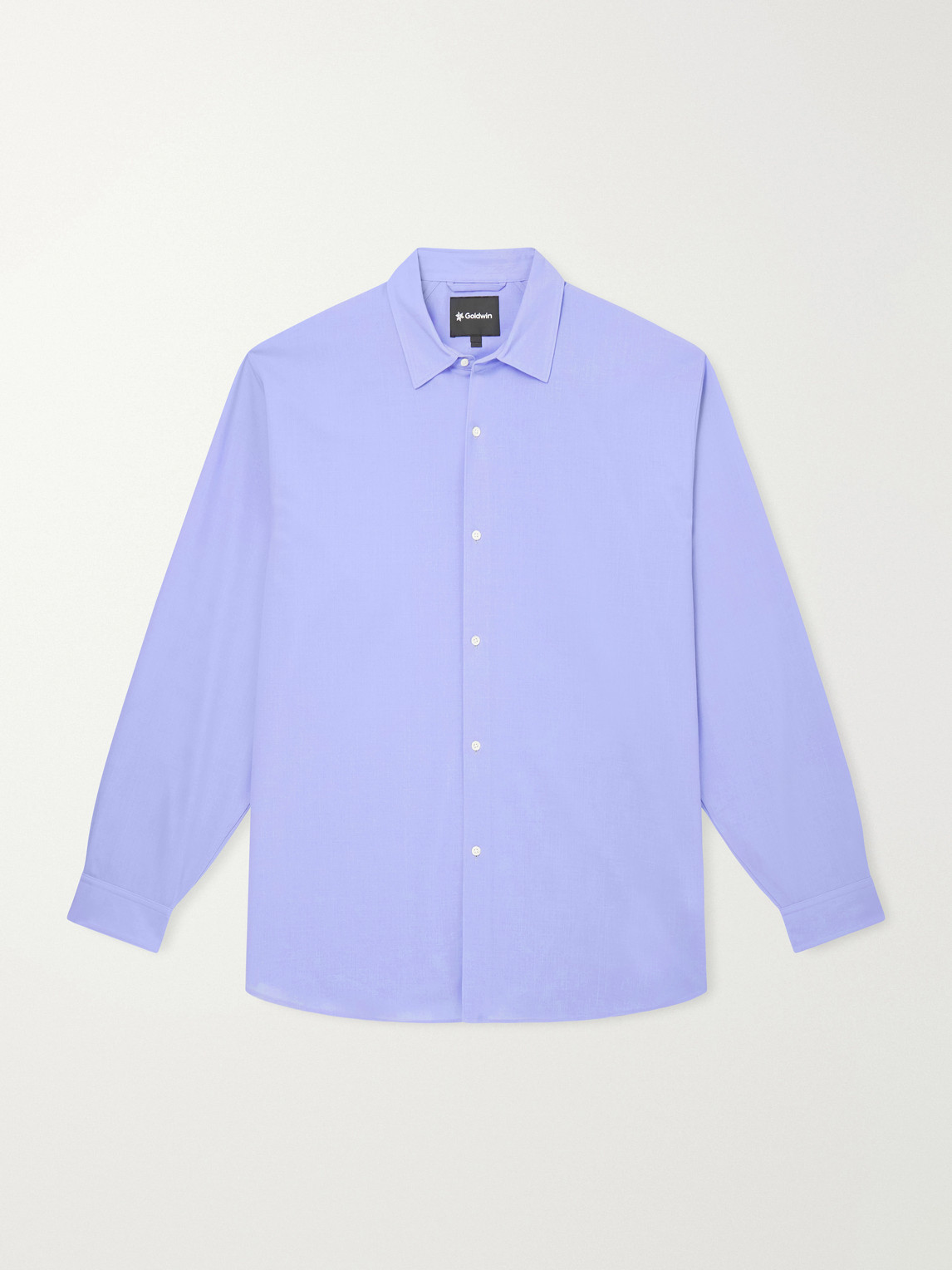 Goldwin Wool-fresco Shirt In Blue