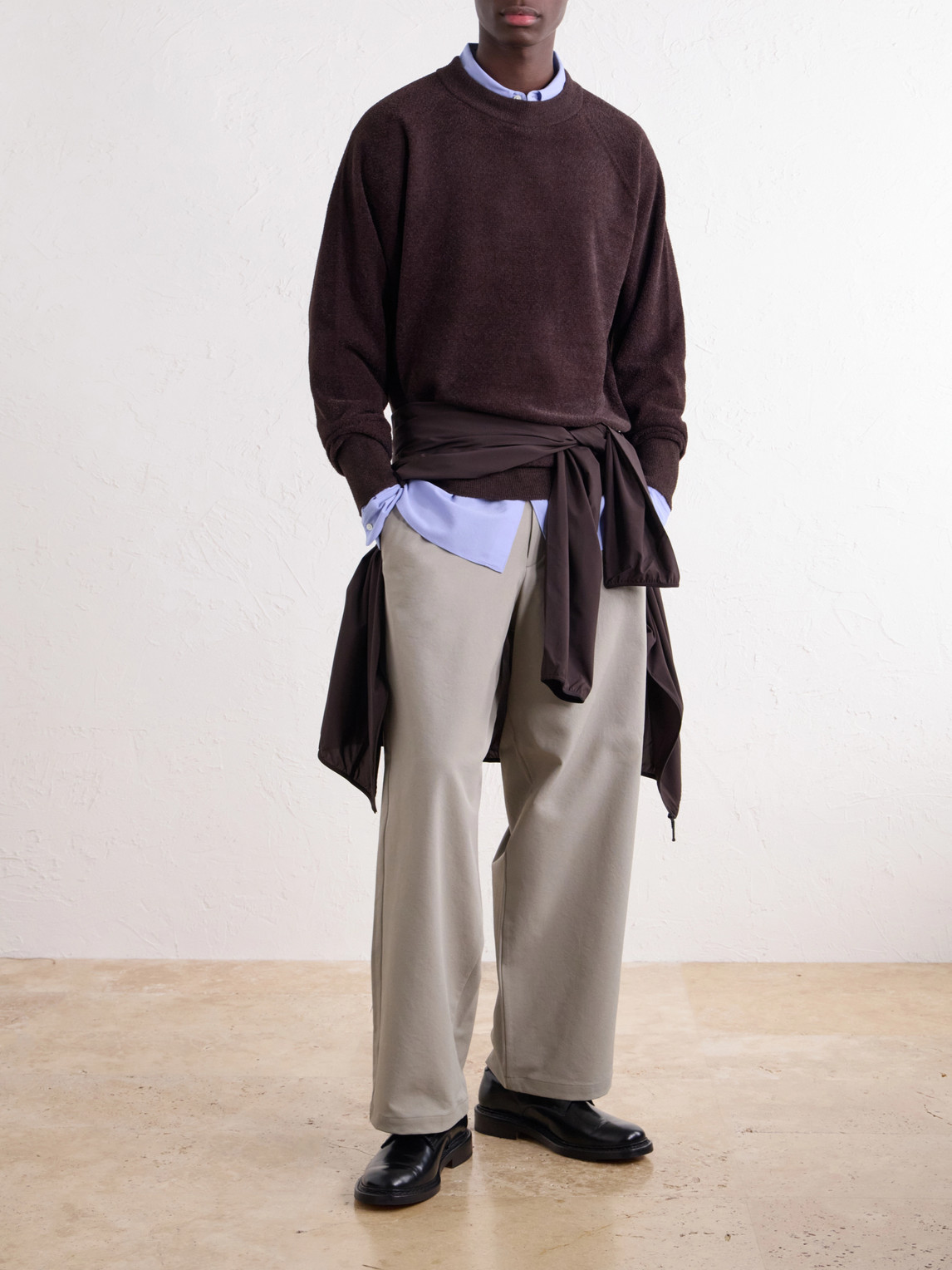 Goldwin Terry Ski Base Layer In Brown