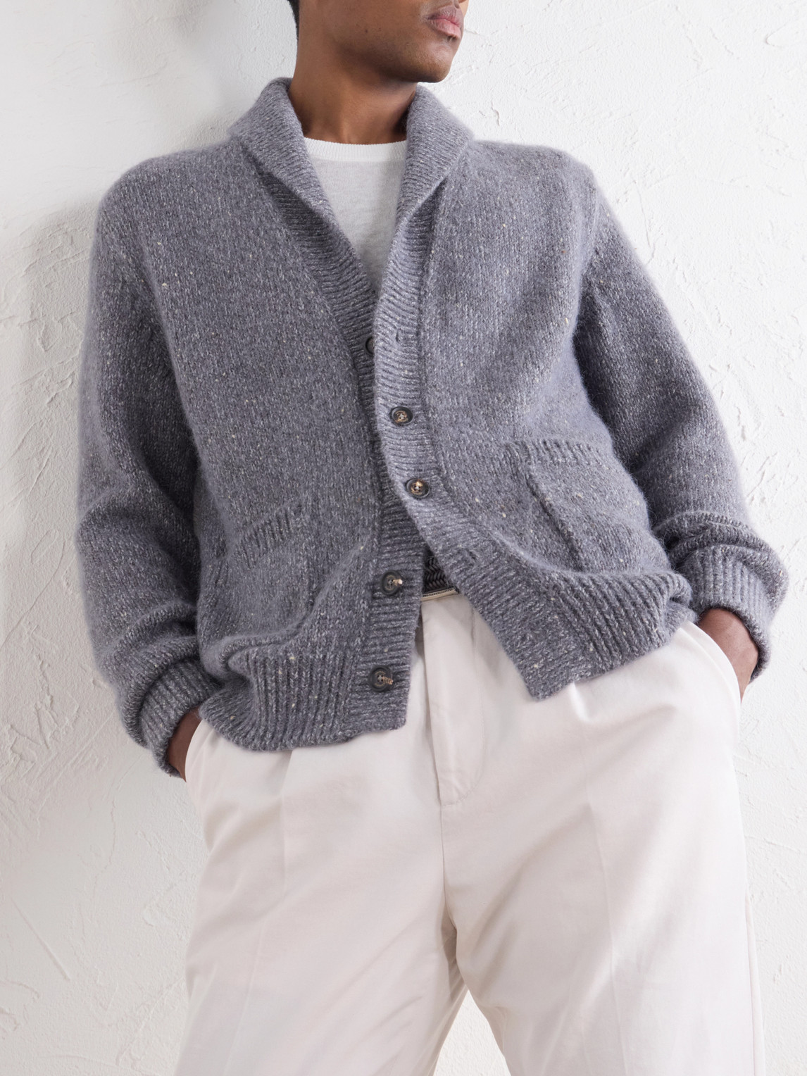Wool-Blend Cardigan