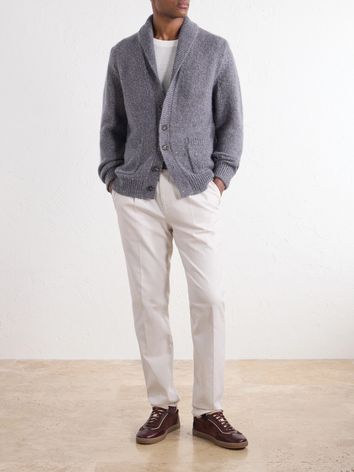 Wool-Blend Cardigan