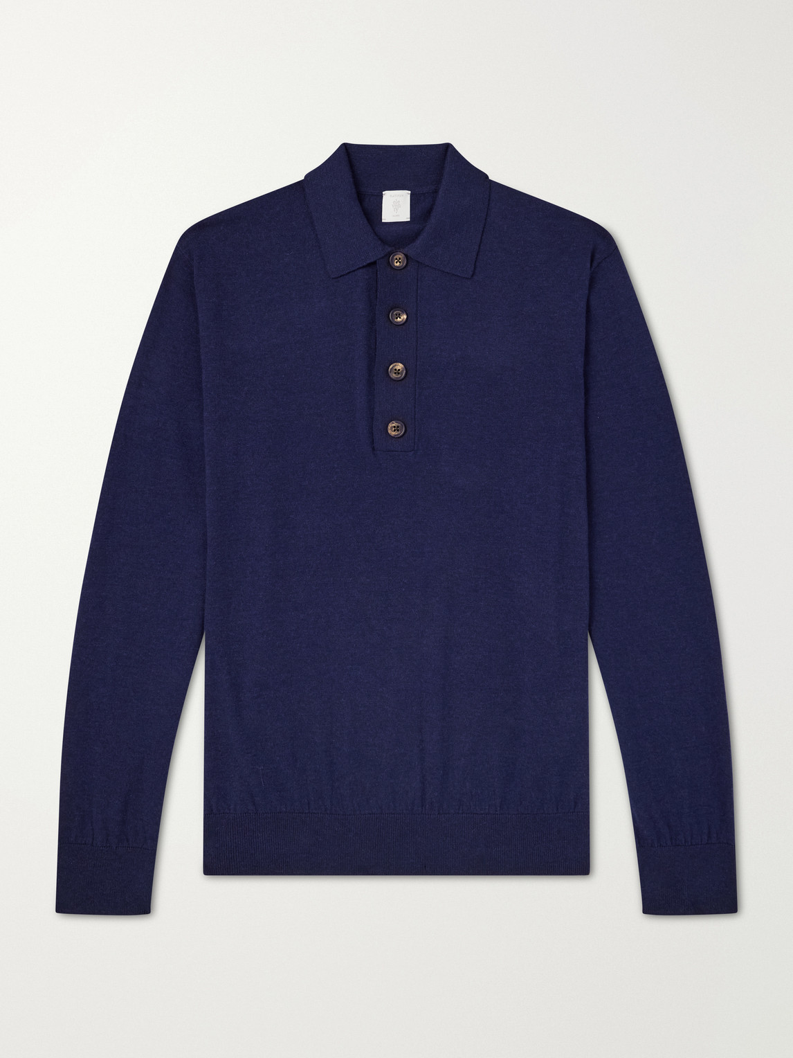 Eleventy – Cotton and Cashmere-Blend Polo Shirt