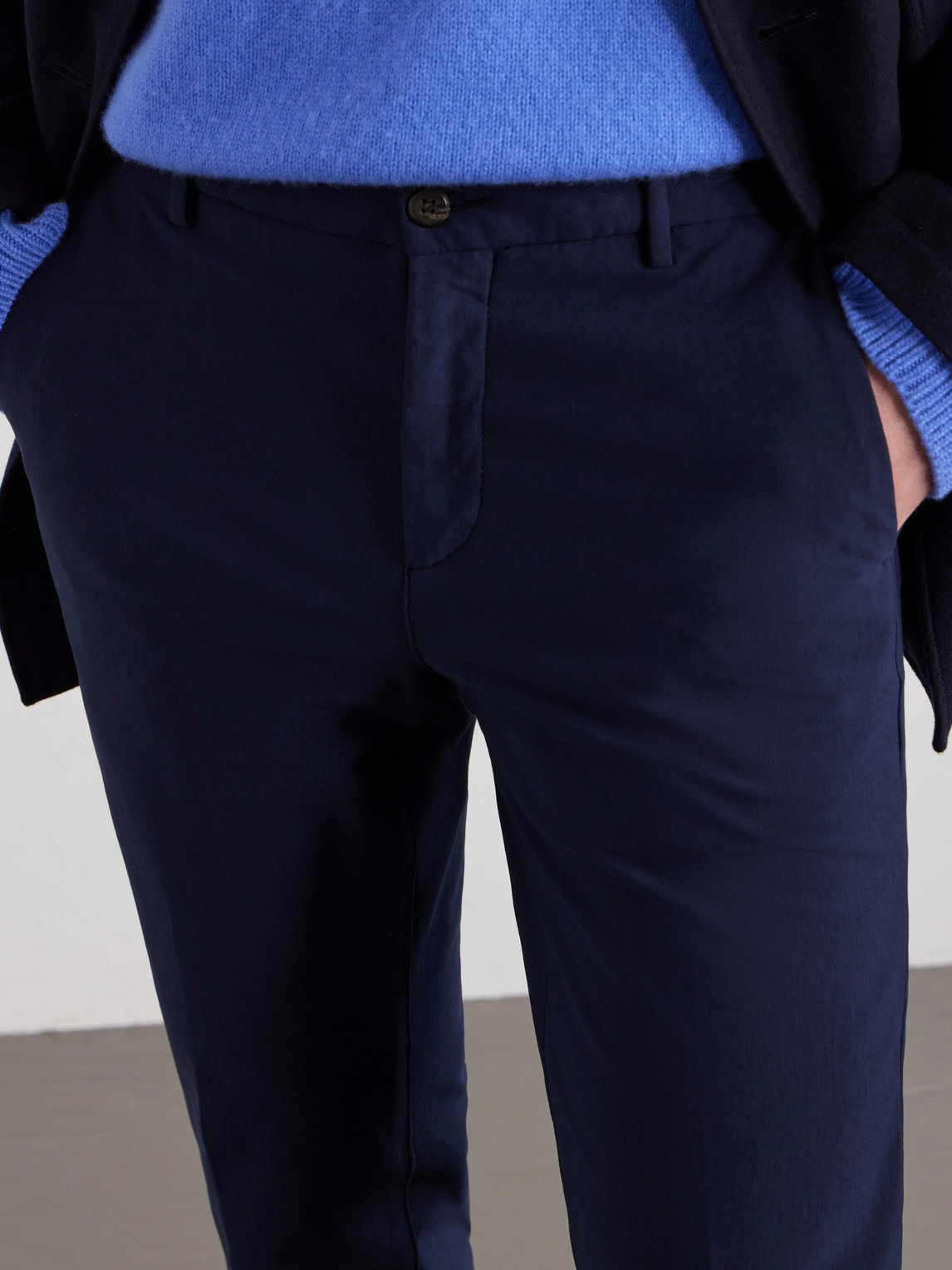 Straight-Leg Cotton-Blend Twill Chino