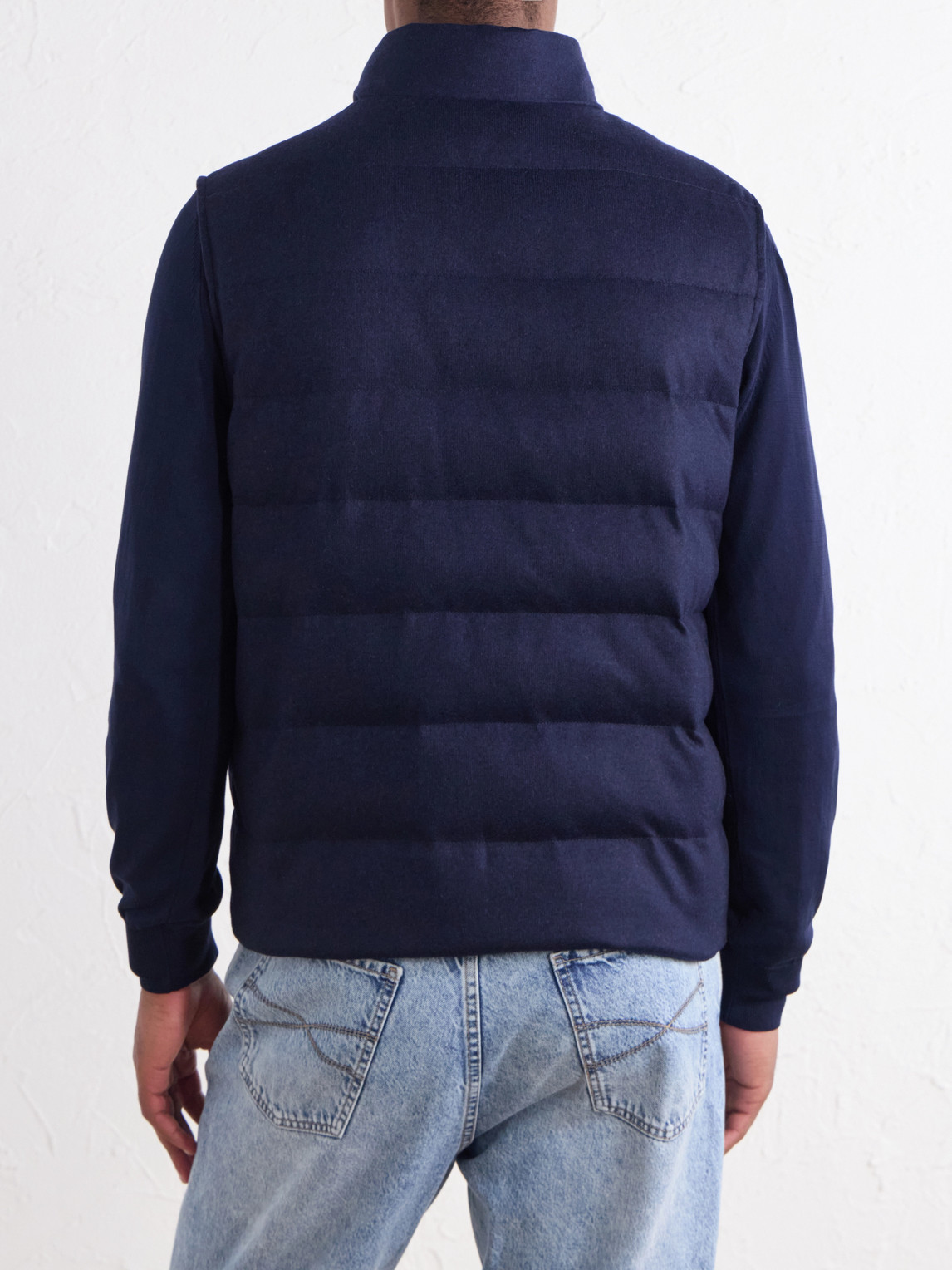 Reversible Padded Cashmere-Blend And Wool-Blend Gilet