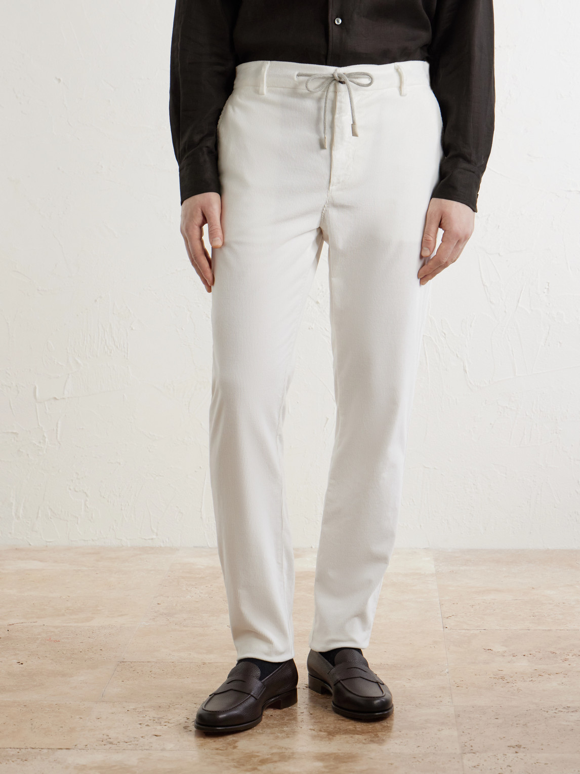 Straight-Leg Cotton-Blend Corduroy