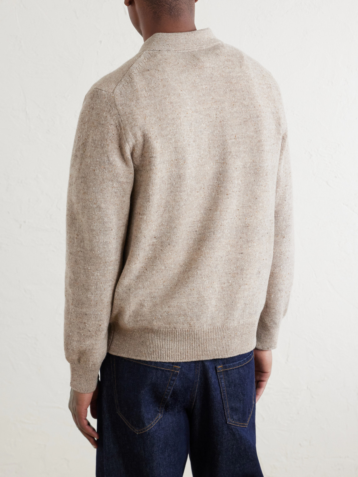 Wool Polo Sweater