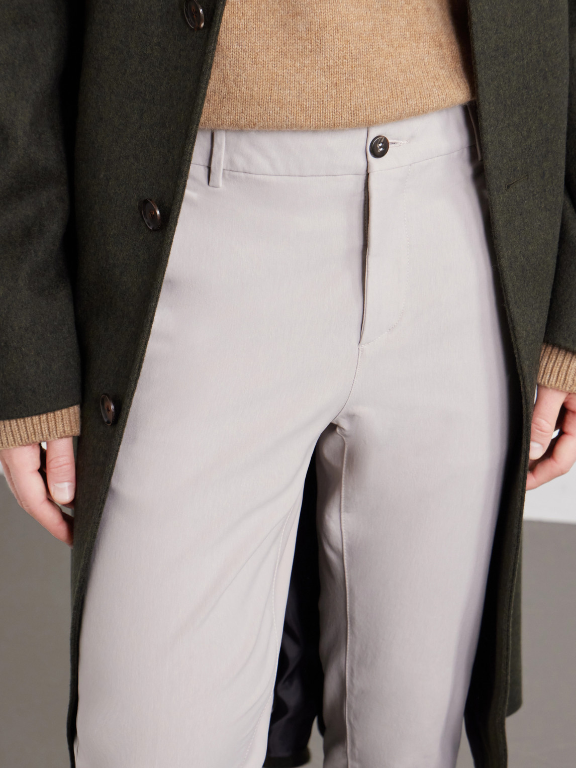 Straight-Leg Cotton-Blend Twill Chino