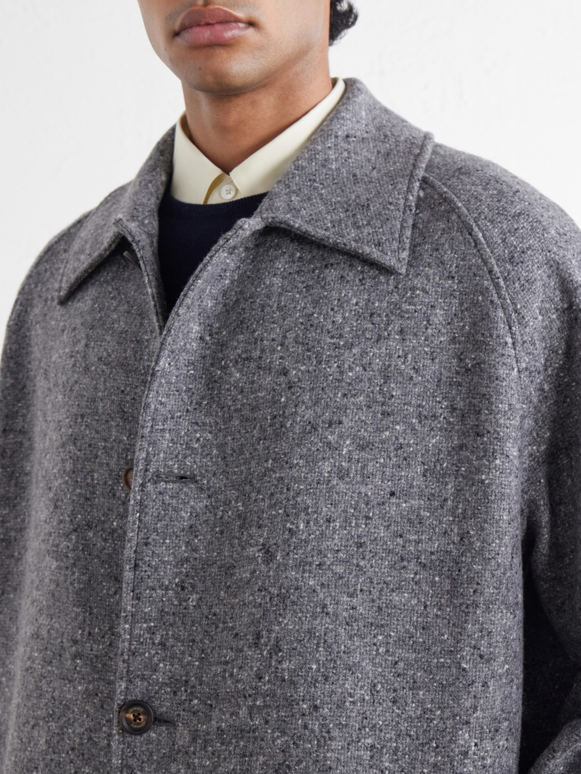 Wool-Blend Coat