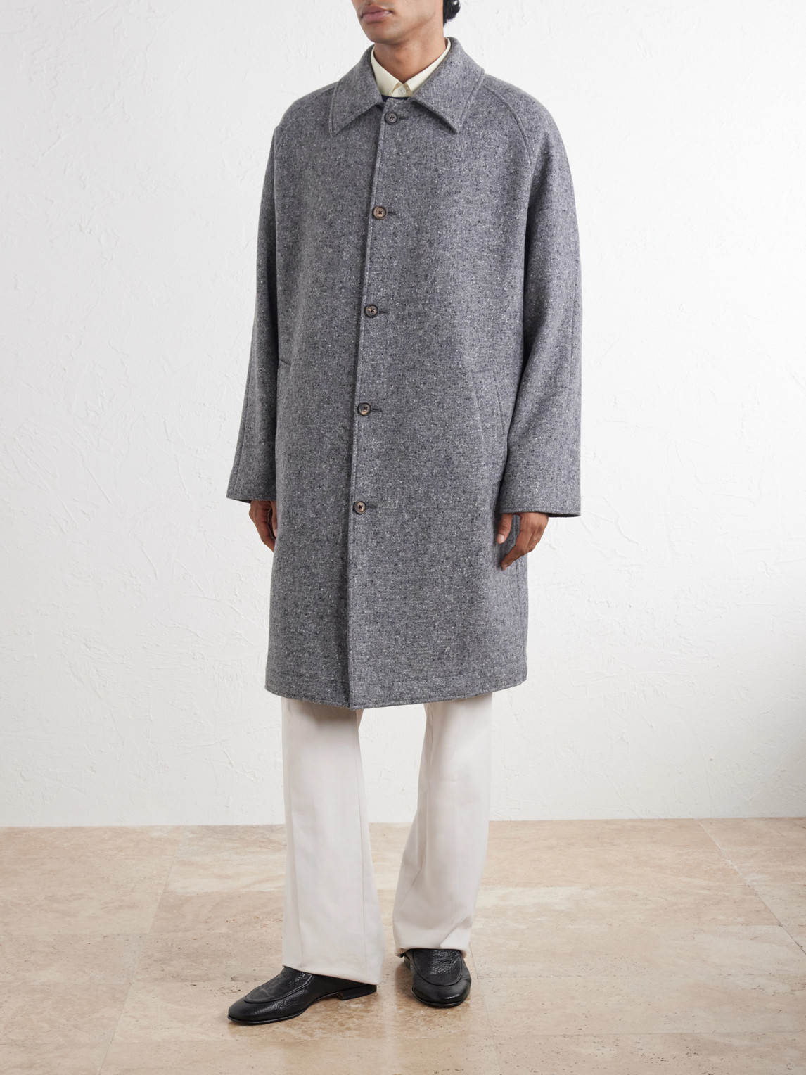 Wool-Blend Coat