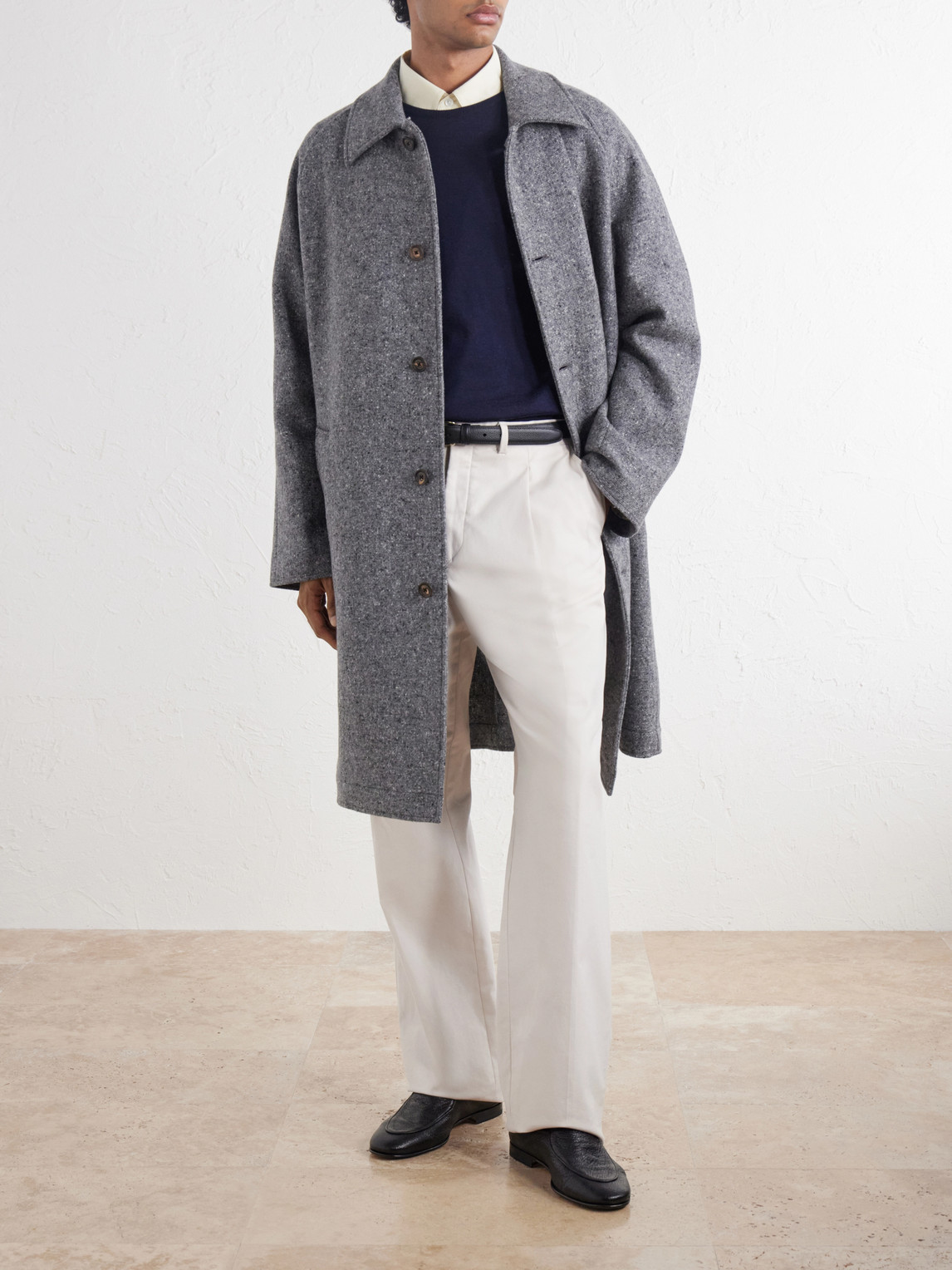 Wool-Blend Coat