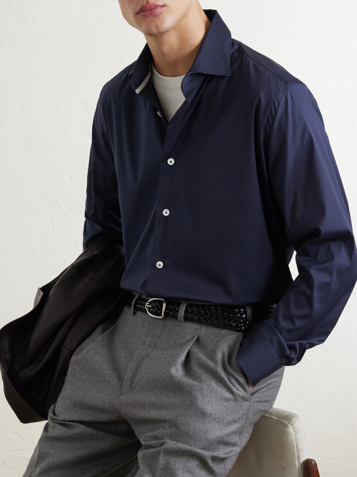 Cotton-Blend Shirt