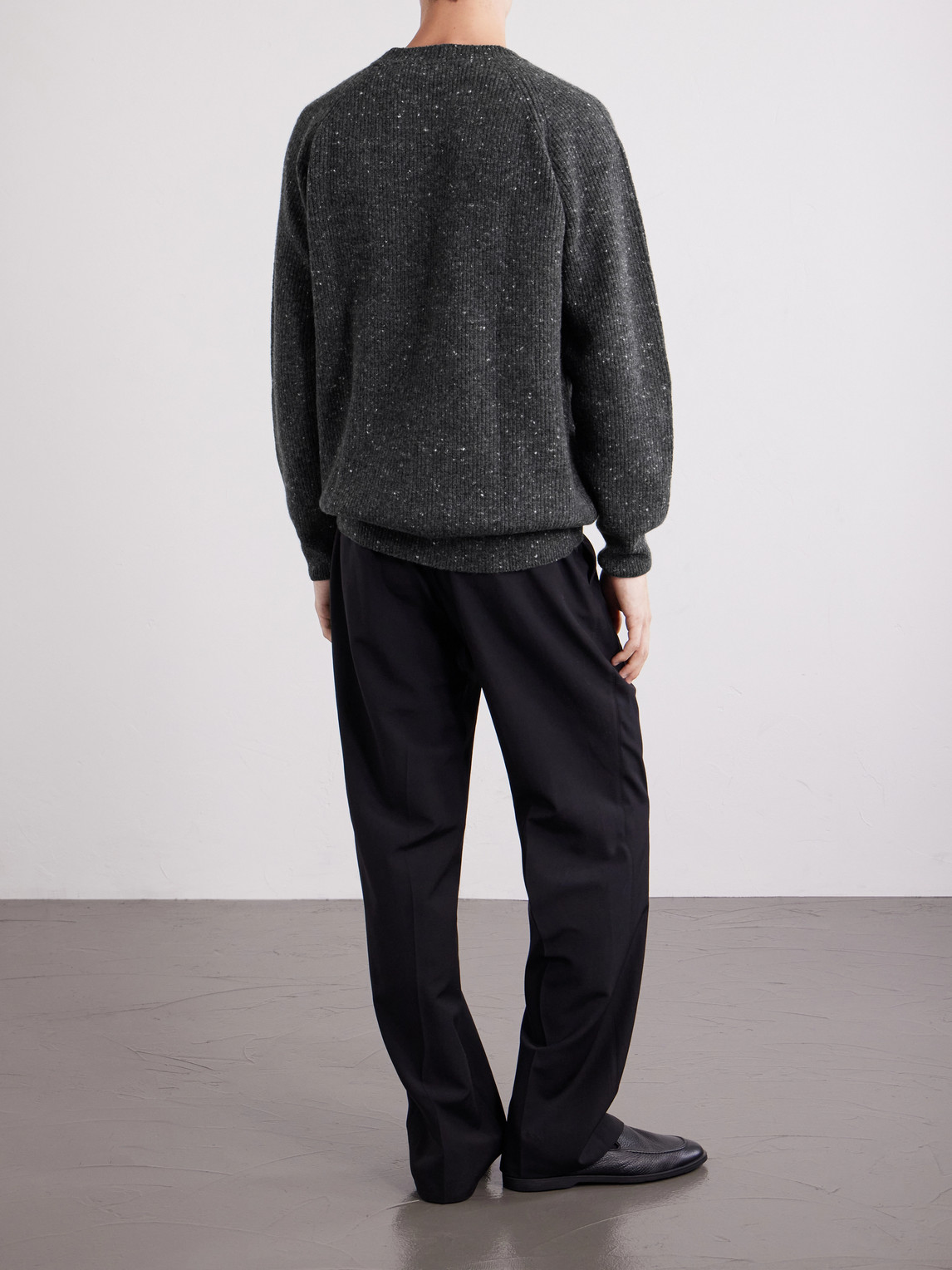 Ribbed Wool-Blend Sweater