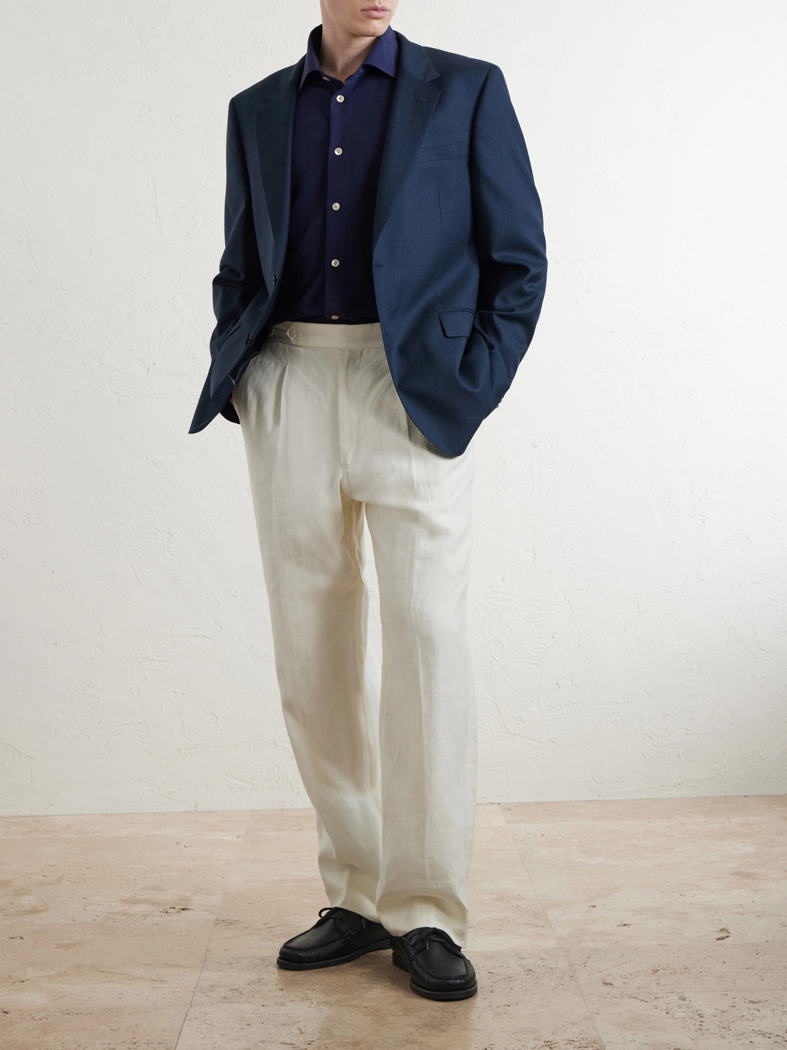 Lyocell, Linen And Cotton-Blend Shirt