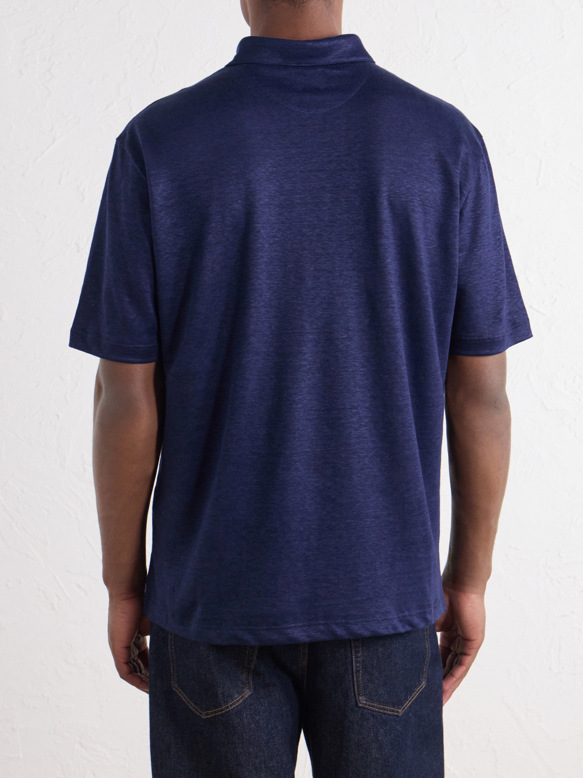 Jersey Polo Shirt Linen