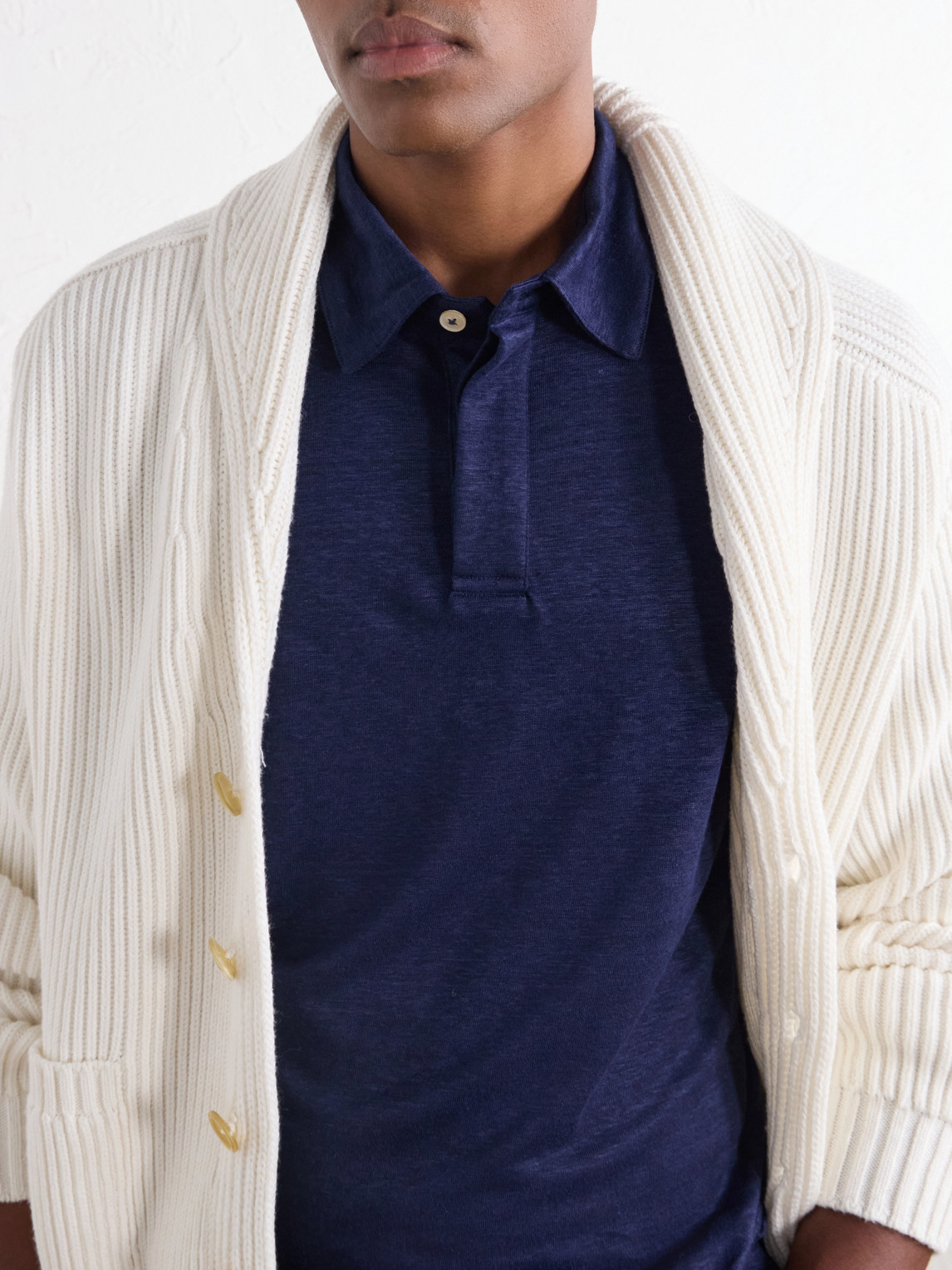Jersey Polo Shirt Linen