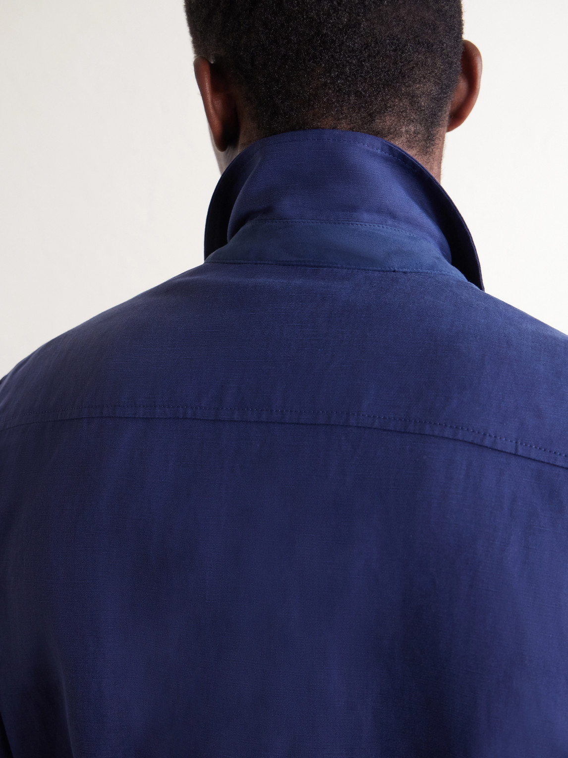 Lyocell And Linen-Blend Shirt