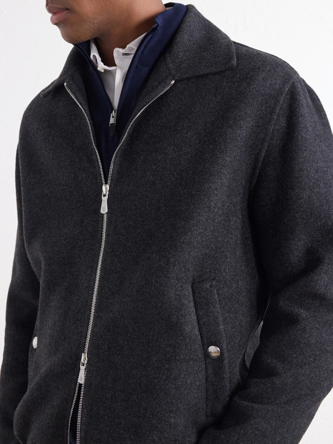 Wool Bomber Jacket