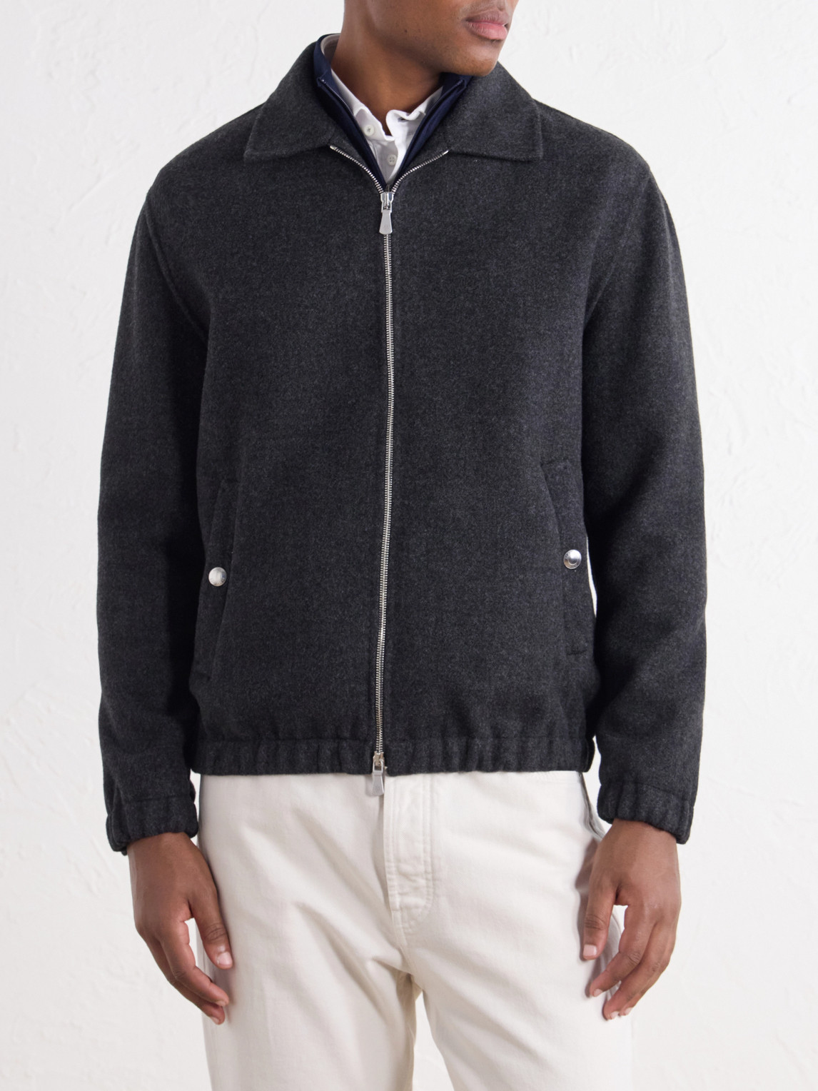 Wool Bomber Jacket