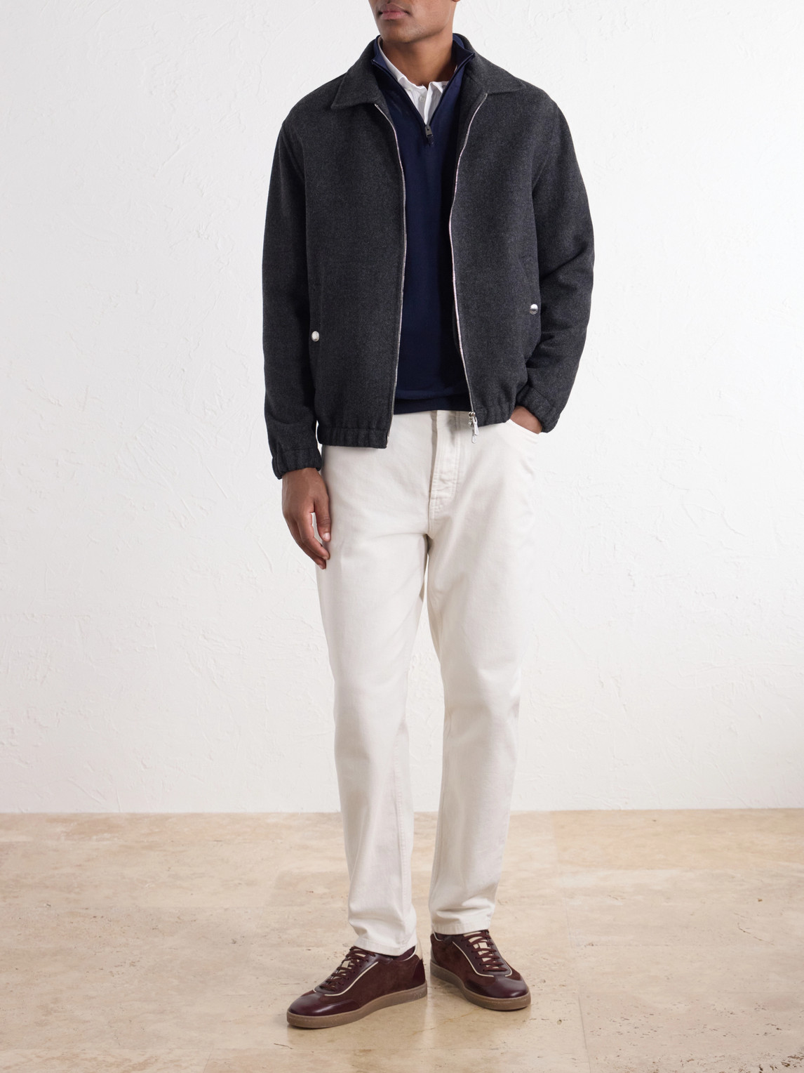 Wool Bomber Jacket