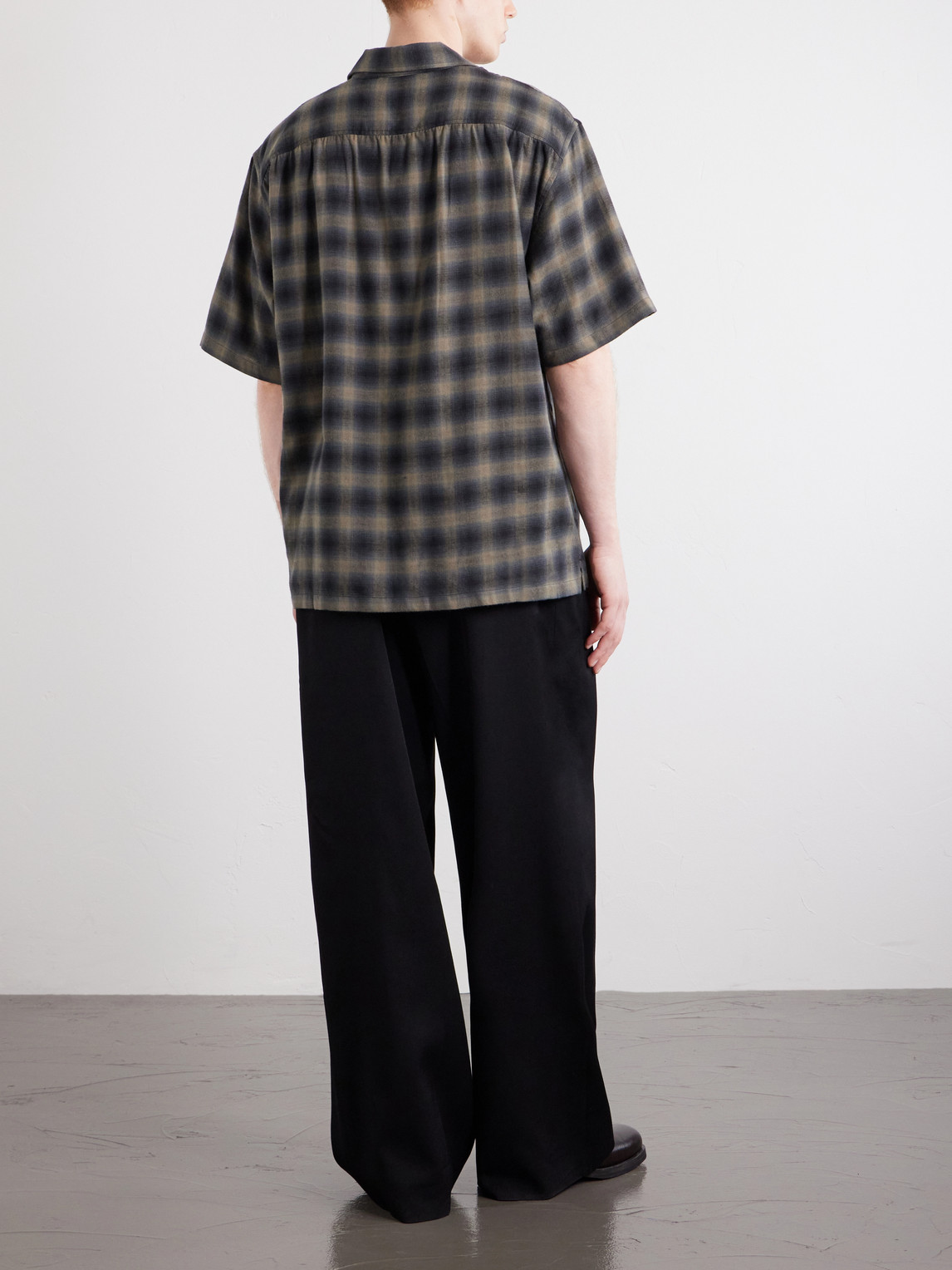 Our Legacy Checked Cotton and Wool-Blend Shirt - Men | Thumbnail 4 Our Legacy Checked Cotton and Wool-Blend Shirt - Men | Thumbnail 4