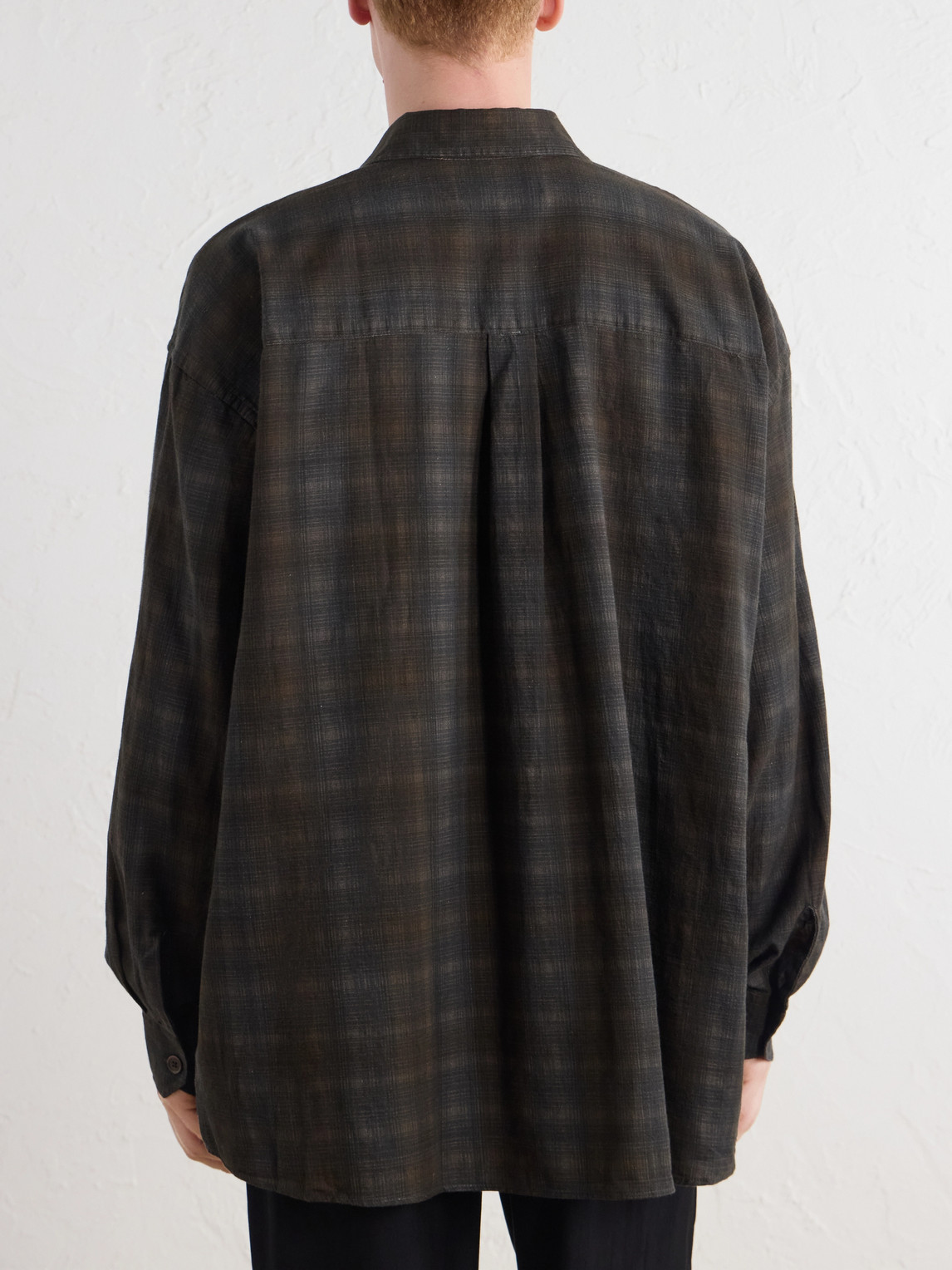 Borrowed Checked Cotton-Flannel Shirt
