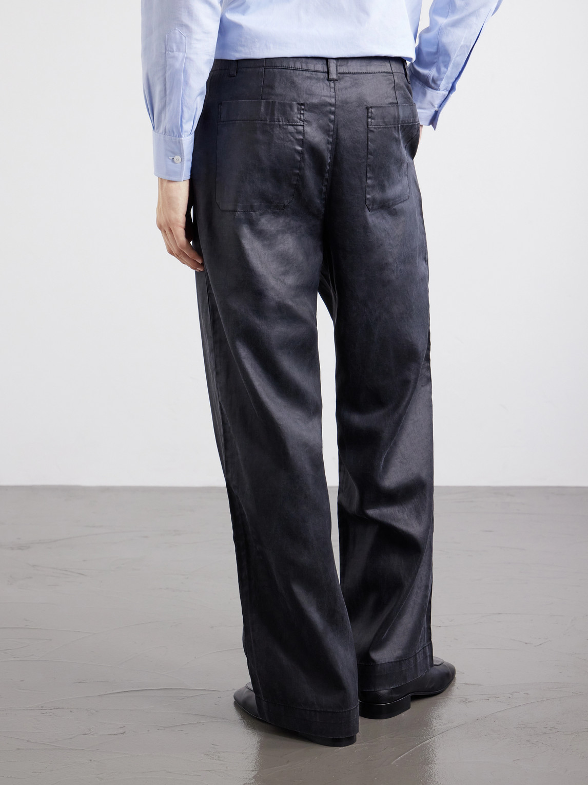 Straight-Leg Tencel™ Lyocell Trousers