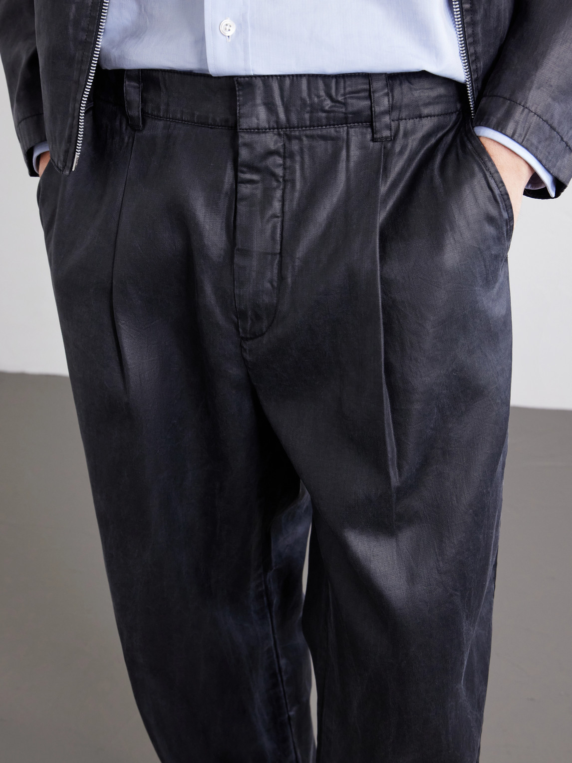 Straight-Leg Tencel™ Lyocell Trousers