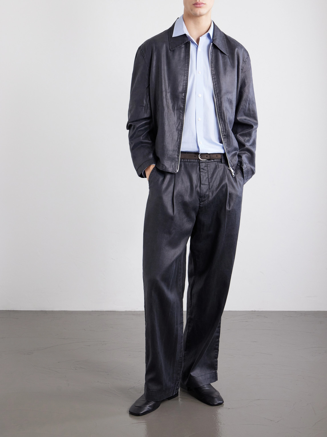 Straight-Leg Tencel™ Lyocell Trousers