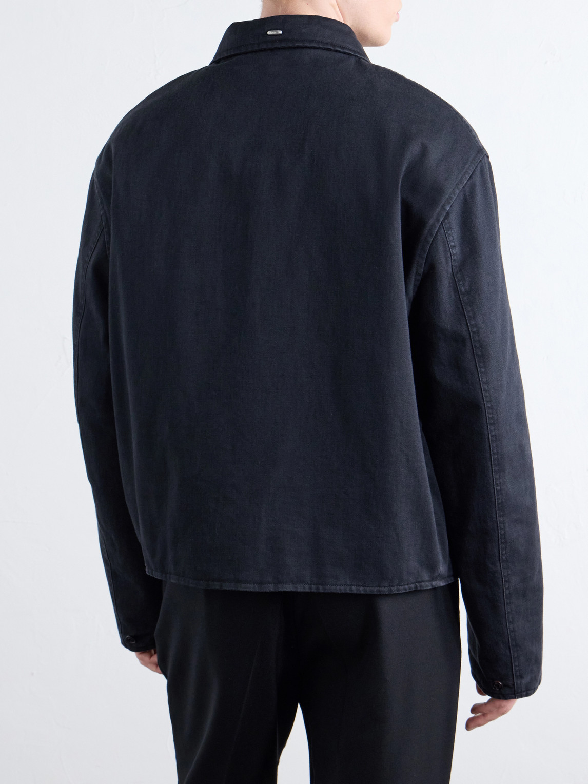 Slight Padded Organic Cotton-Twill Jacket