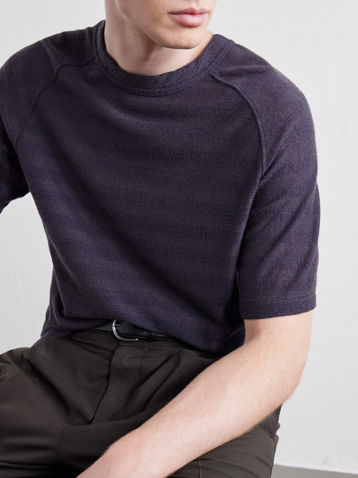 Arcade Wool-Blend Jersey T-Shirt