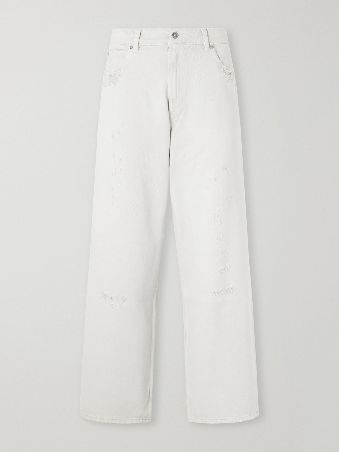 Vast Straight-Leg Distressed Jeans