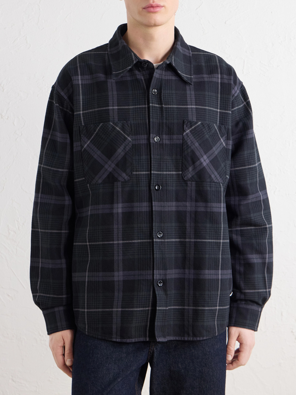 Whoppin Checked Cotton-Flannel Shirt