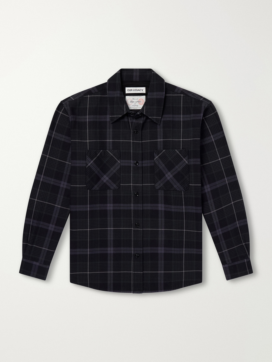 Whoppin Checked Cotton-Flannel Shirt