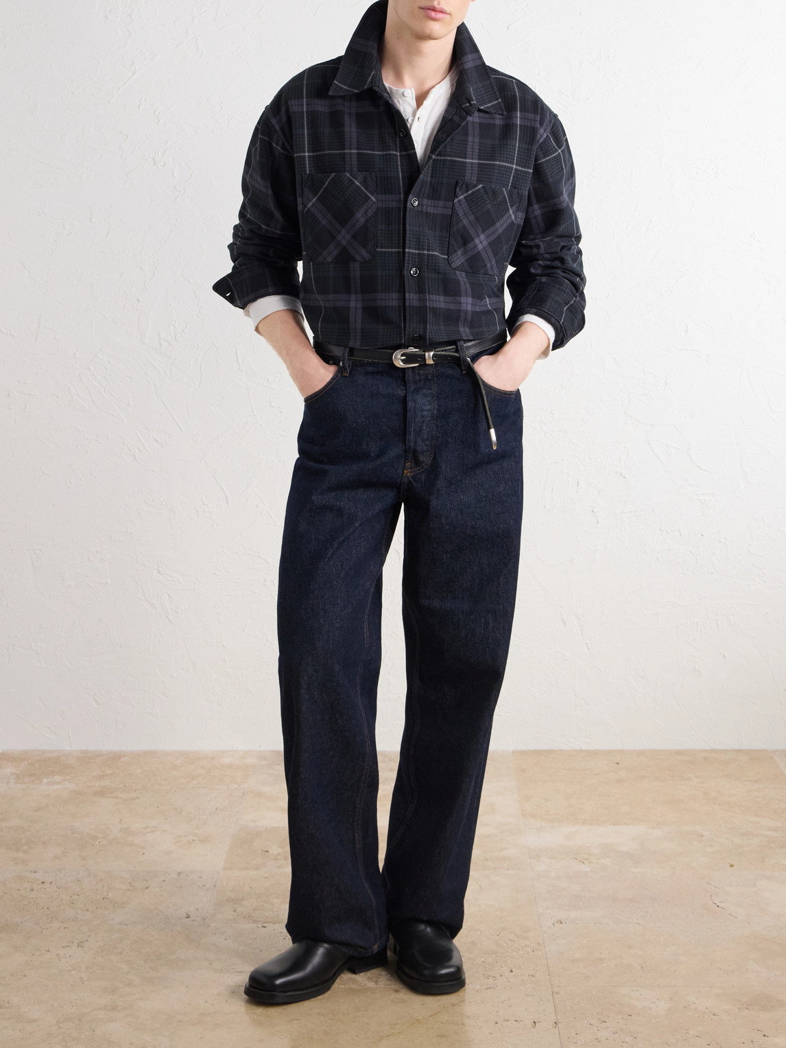 Whoppin Checked Cotton-Flannel Shirt