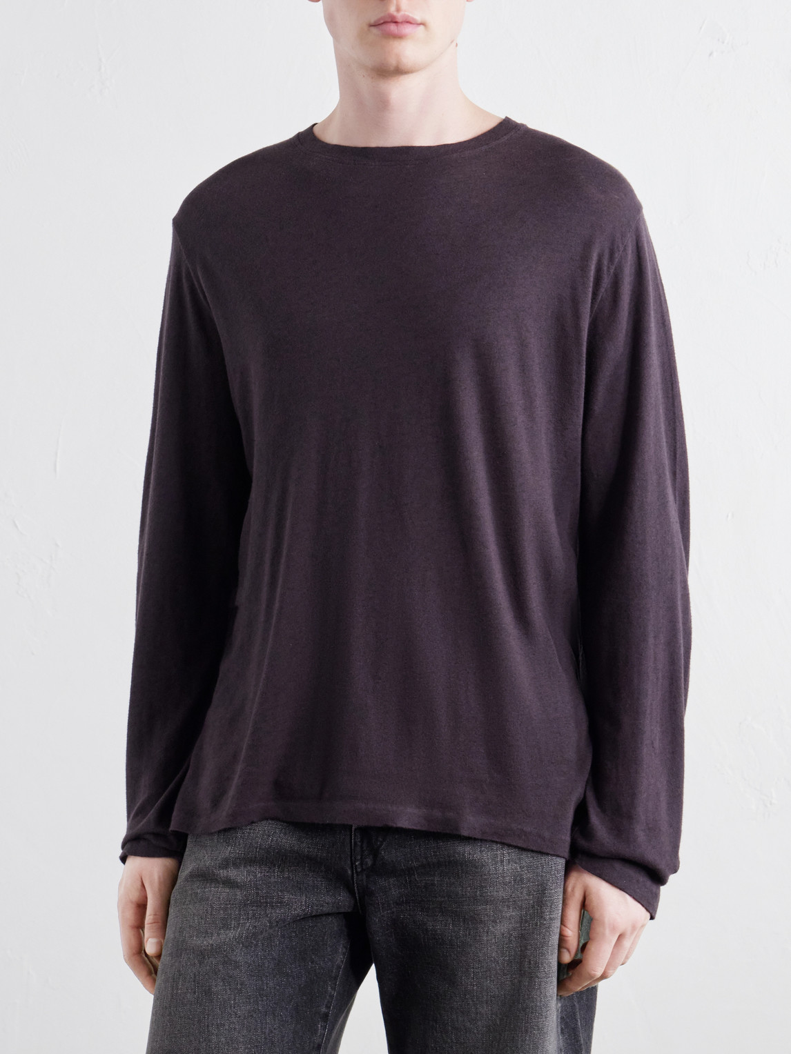 Cotton And Wool-Blend Jersey T-Shirt