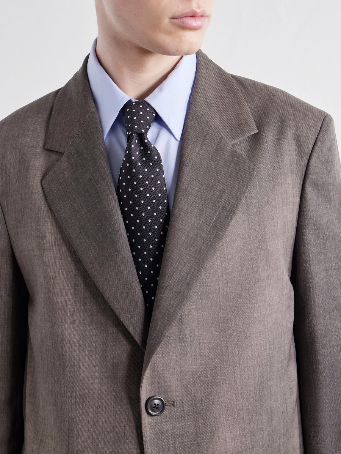 Virgin Wool-Blend Twill Suit Jacket