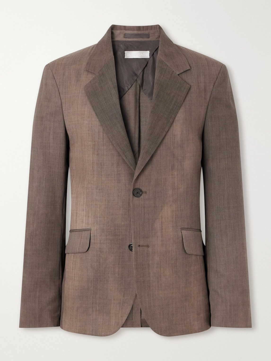 Virgin Wool-Blend Twill Suit Jacket