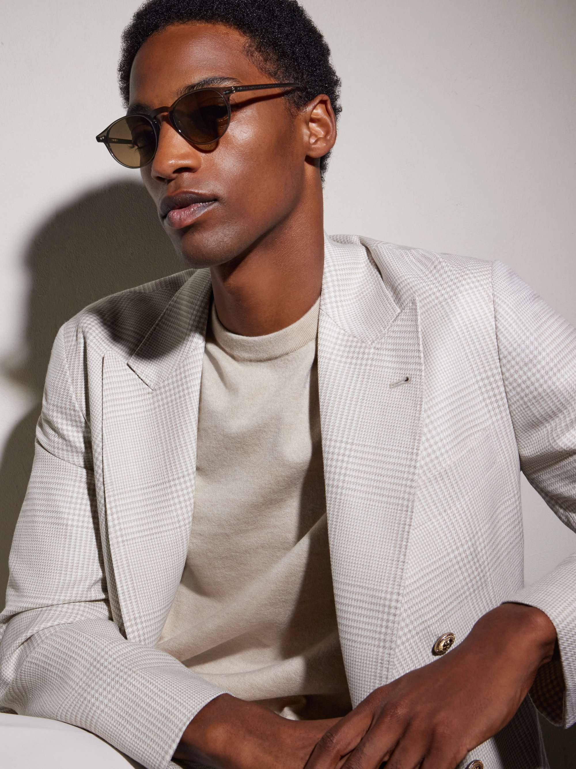 OLIVER PEOPLES Riley Round-Frame Acetate Sunglasses