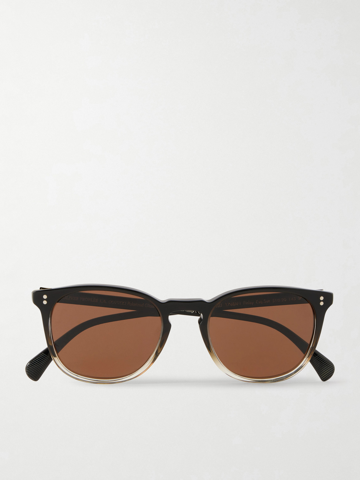 Oliver Peoples Finley Esq. Round-Frame Acetate Sunglasses - Men