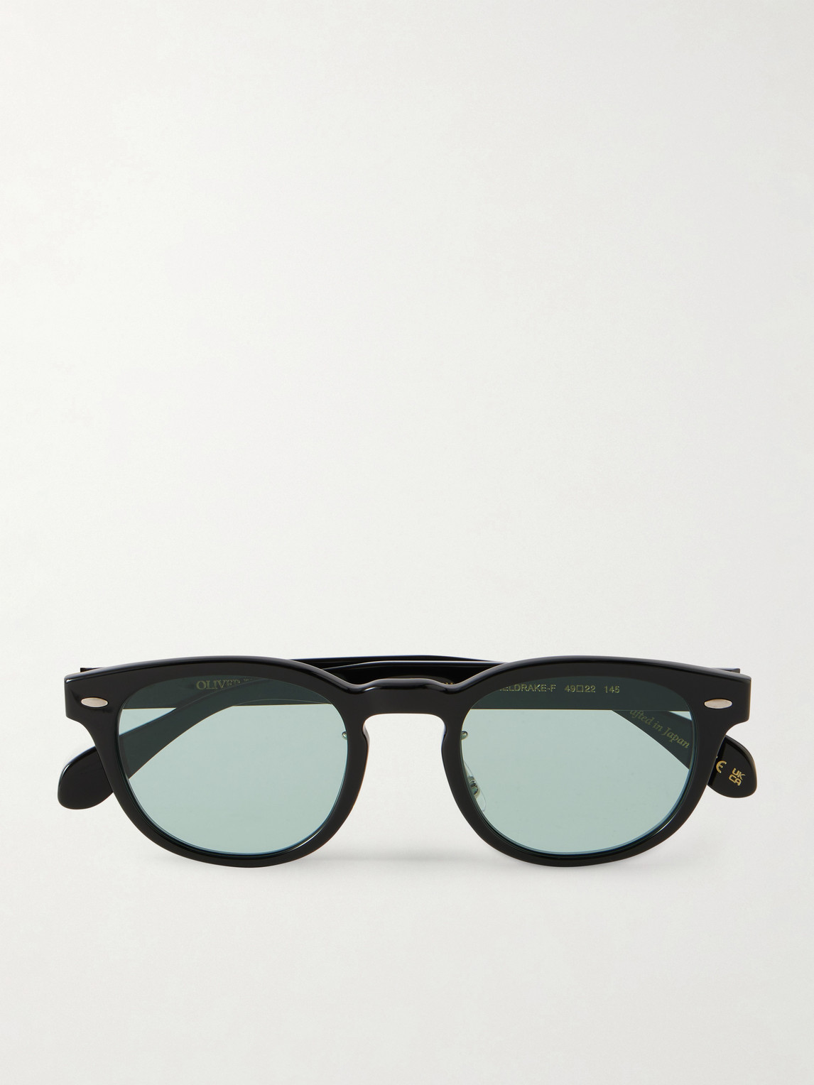Oliver Peoples Sheldrake-F Round-Frame Acetate Sunglasses - Men