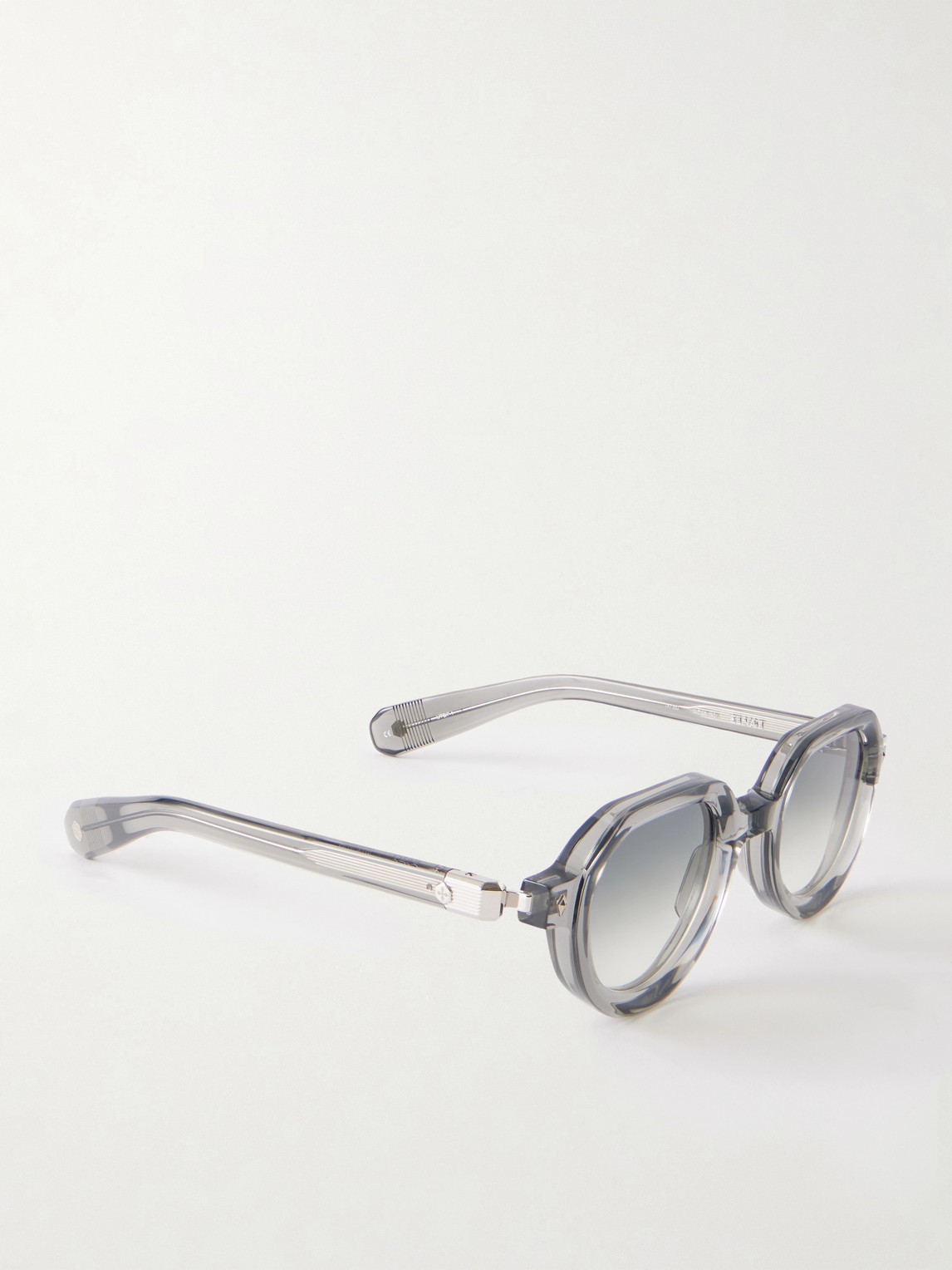  Sato - Elnat Round-frame Acetate Sunglasses - Men - Gray 