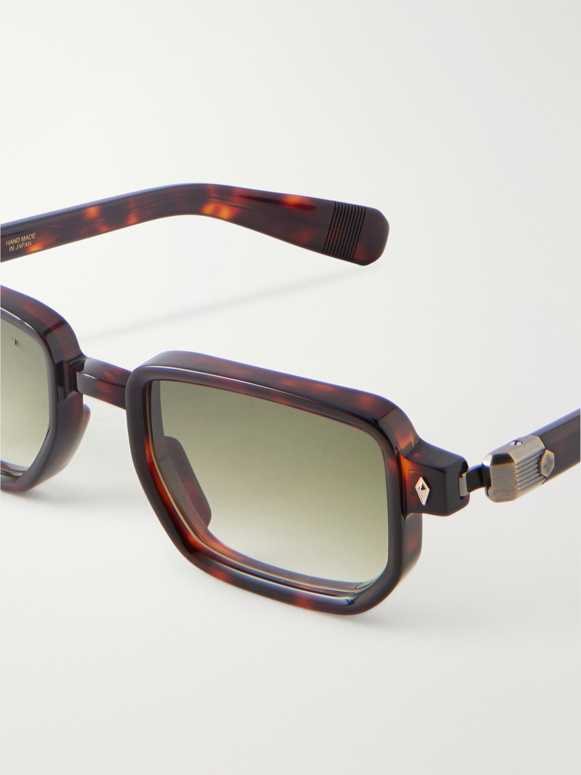  Sato - Ran Ii Square-frame Acetate Sunglasses - Men - Brown 