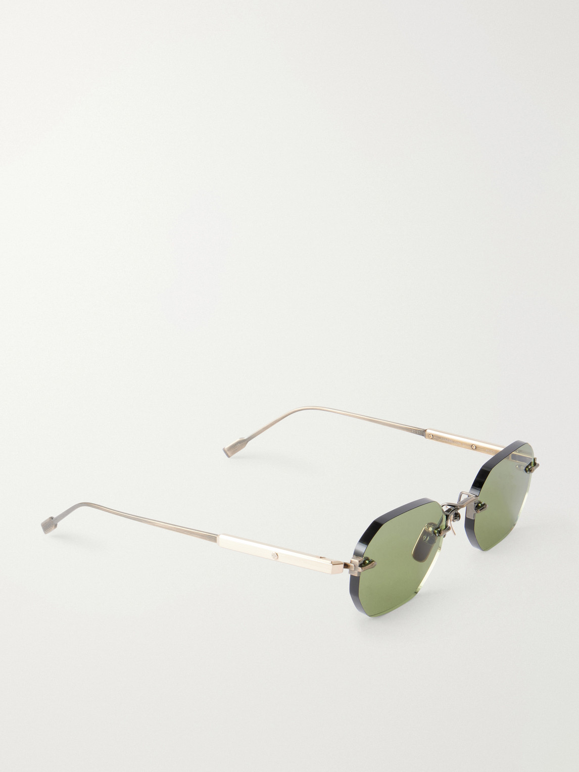 Sato - Glass Square Frame Terebellum Ii Sunglasses - Men - Gold 