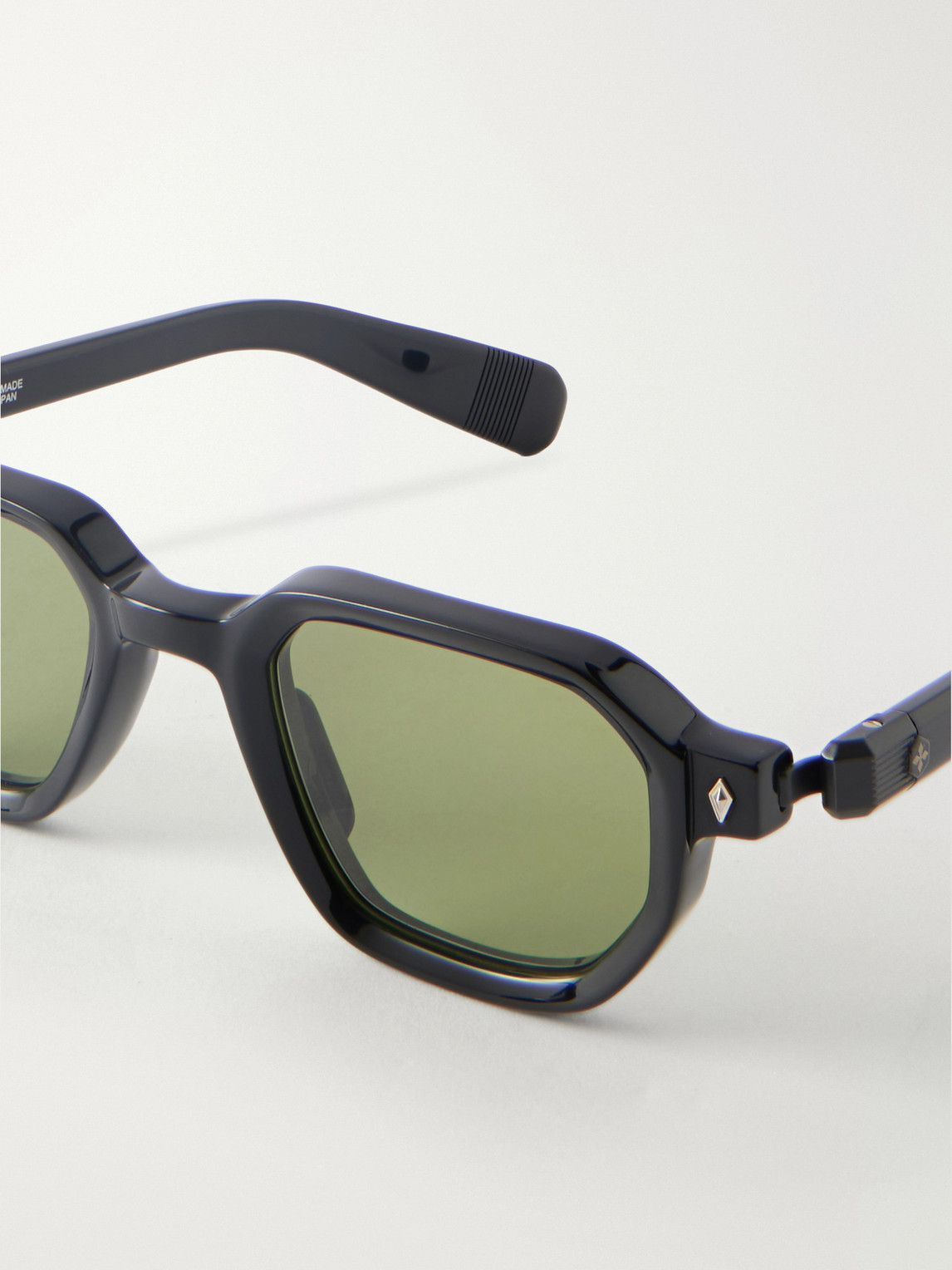  Sato - Izar Square-frame Acetate Sunglasses - Men - Black 